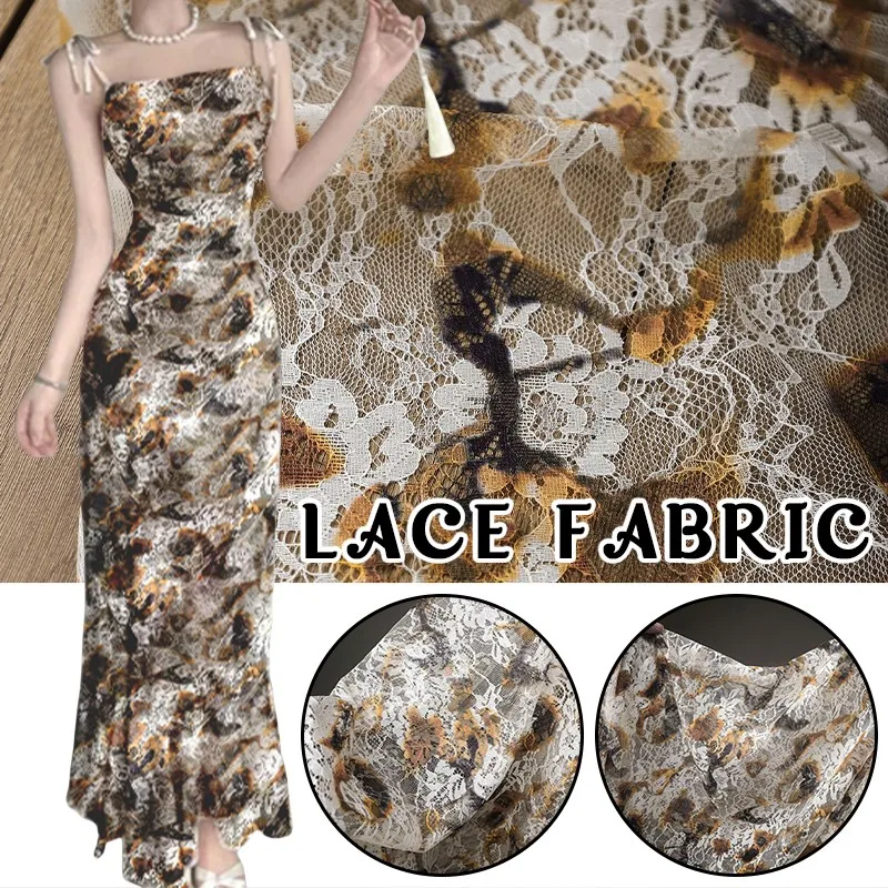 Sewing Batik Fabric - Tkanina bawełniana z nadrukiem retro francuskiej